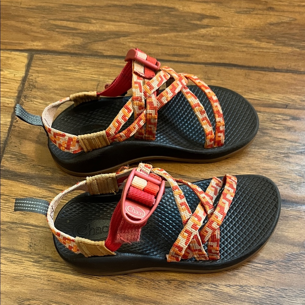 Chaco Kids Sandals - Multicolor Straps with Black Soles